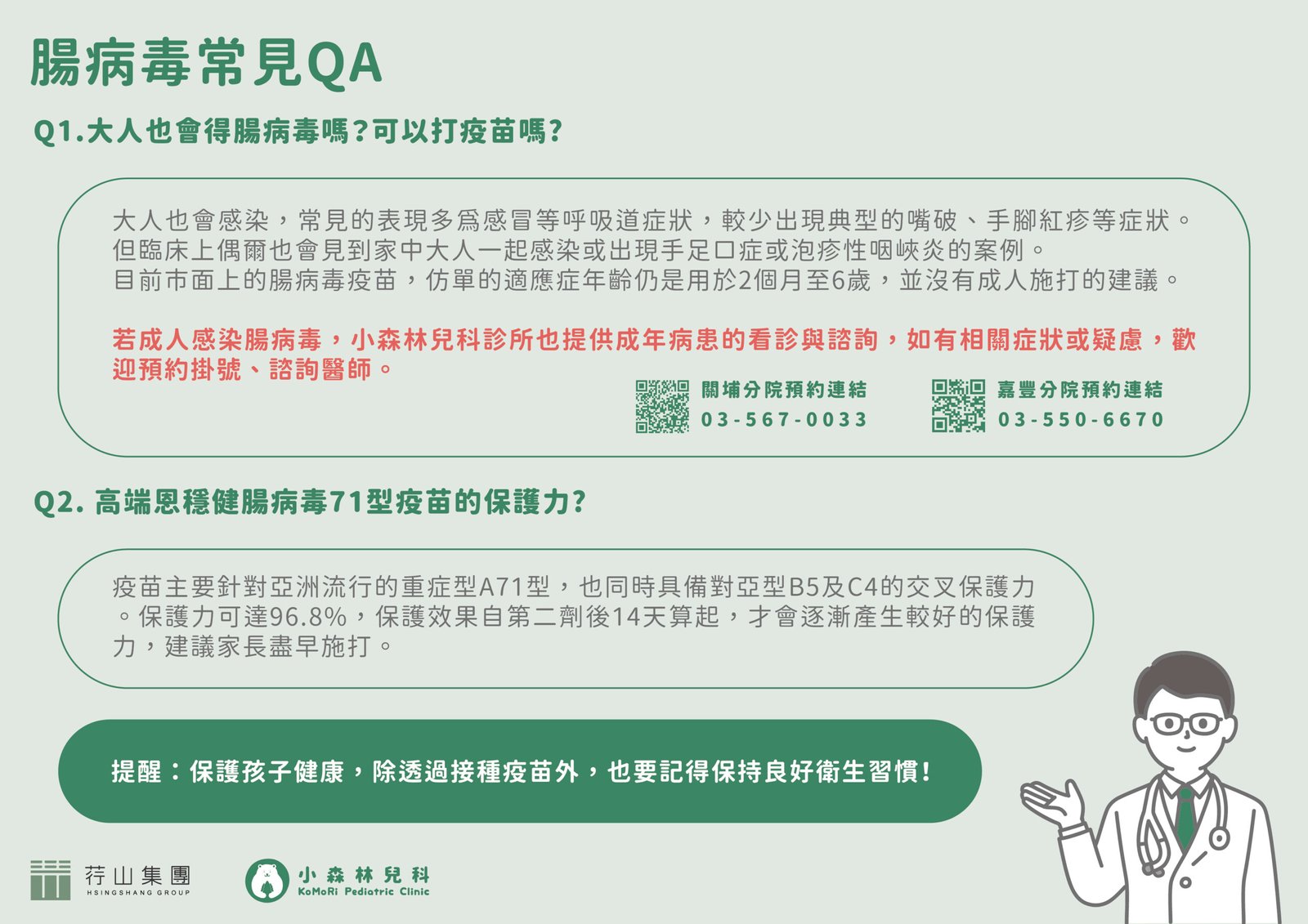 如何應對腸病毒疫情延燒？帶您認識症狀及腸病毒疫苗的保護效果(高端71型疫苗篇)_祁孝鈞_配圖06